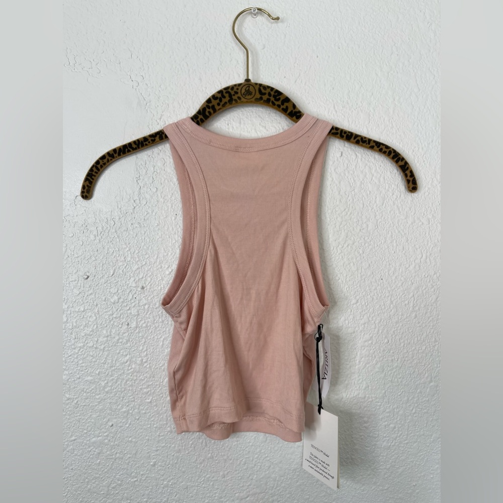 ARITZIA Sunday Best Rose Cloud Pink Honor Tank Size XS NWT - Picture 2 of 5